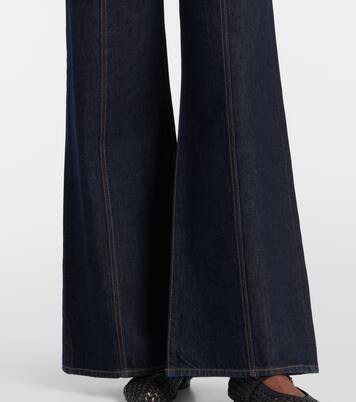 Bianca high-rise wide-leg jeans  | Ulla Johnson