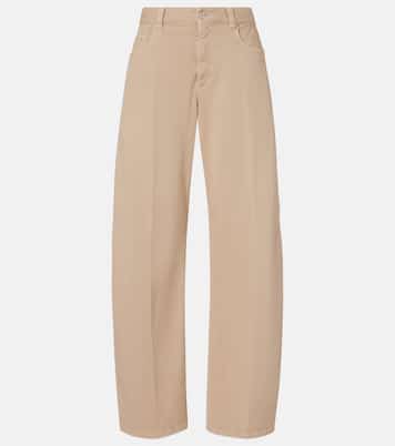 Mid-Rise Wide-Leg Jeans Monili | Brunello Cucinelli