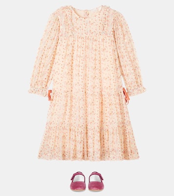 Nyna ruffle-trimmed lamé dress | Louise Misha