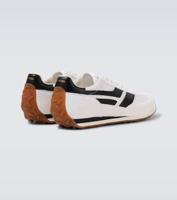 Mick suede-trimmed sneakers | Tom Ford