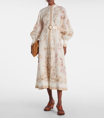 Hemdblusenkleid Hypnotic aus Leinen | Zimmermann