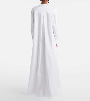Embroidered cotton-blend gown | Carolina Herrera
