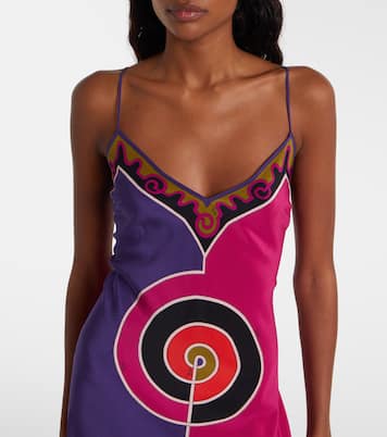 Printed silk crêpe de chine maxi dress | Pucci