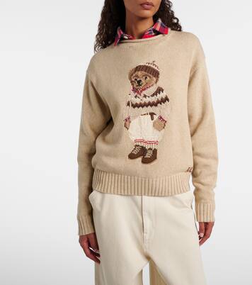 Pull Polo Bear en coton et laine mélangés | Polo Ralph Lauren