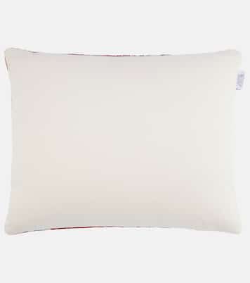 Silk and cotton velvet cushion | Les-Ottomans