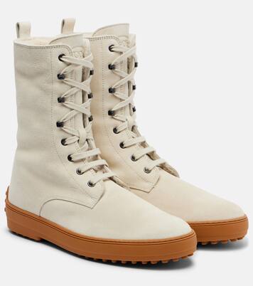 Winter Gommino suede lace-up boots | Tod's