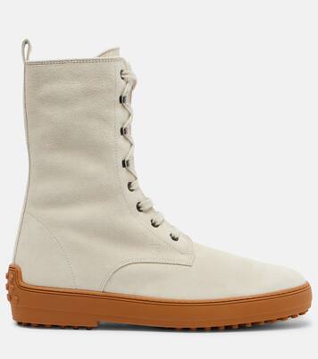 Winter Gommino suede lace-up boots | Tod's