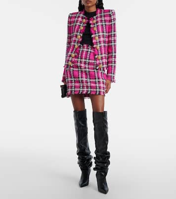 Minirock aus Tweed | Balmain