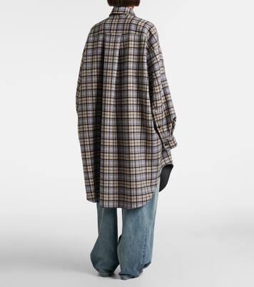 Reversible wool and cashmere coat | Loewe