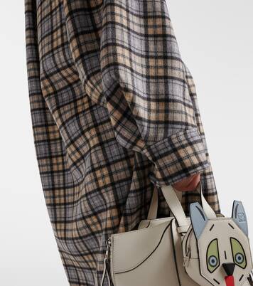 Reversible wool and cashmere coat | Loewe