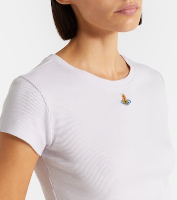Peru cropped cotton-blend jersey T-shirt | Vivienne Westwood
