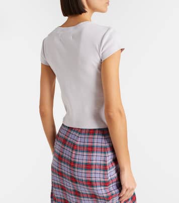 Peru cropped cotton-blend jersey T-shirt | Vivienne Westwood