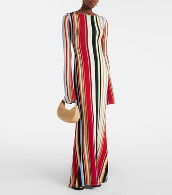 Amay striped jersey maxi dress | Cala de la Cruz