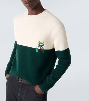 x Louis Wain – Pull brodé en laine | Loewe