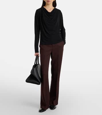 Top de jersey drapeado | Vince