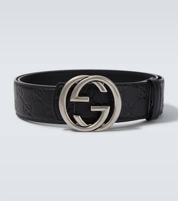 Ceinture Interlocking G réversible en cuir | Gucci