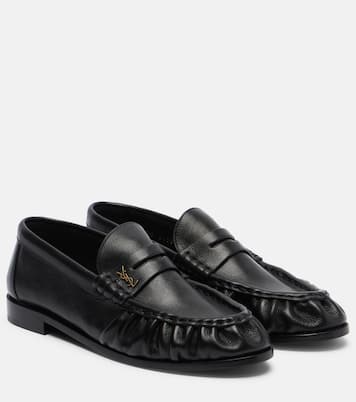 Le Loafer leather penny loafers | Saint Laurent