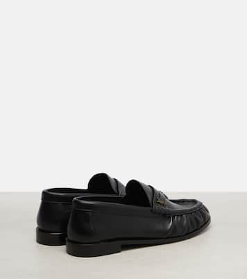 Le Loafer leather penny loafers | Saint Laurent
