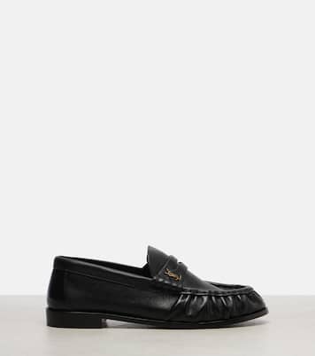 Le Loafer leather penny loafers | Saint Laurent