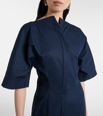 Moisson cotton poplin midi dress | Jacquemus