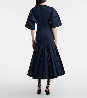 Moisson cotton poplin midi dress | Jacquemus