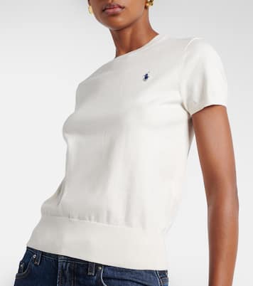 Logo cotton-blend top | Polo Ralph Lauren