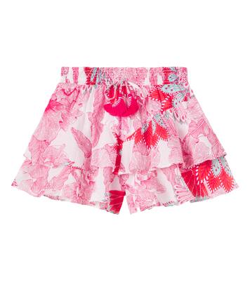 Thalia ruffled cotton shorts | Poupette St Barth Kids