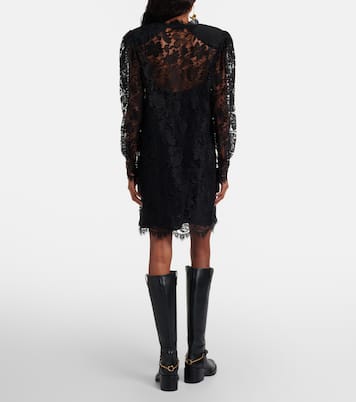 Robe en dentelle à fleurs | Chloé