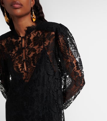 Robe en dentelle à fleurs | Chloé