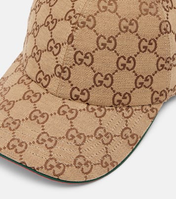 GG Supreme Canvas cotton-blend baseball cap | Gucci