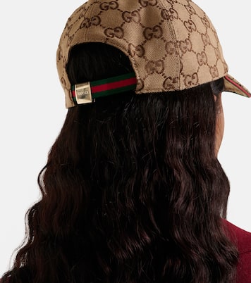 GG Supreme Canvas cotton-blend baseball cap | Gucci