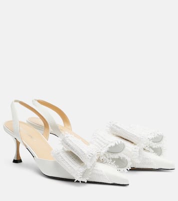 Slingback-Pumps Le Cadeau aus Raffiabast | Mach & Mach