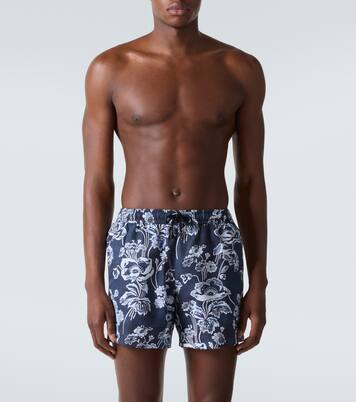 Short de bain imprimé | Commas