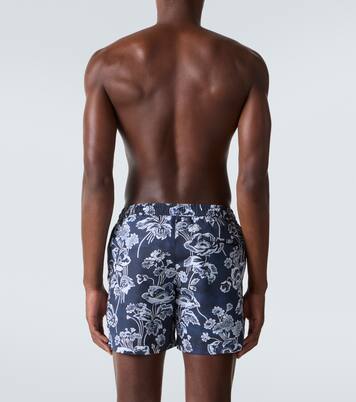 Short de bain imprimé | Commas