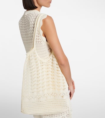 Schultertasche Ocre aus Häkelstrick | Eres