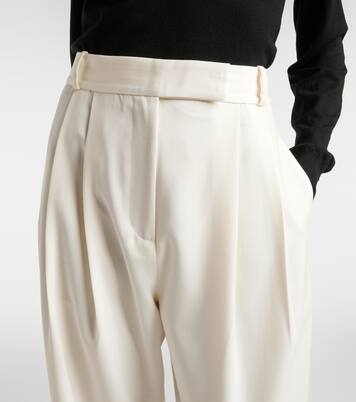 Wool-blend barrel-leg pants | Róhe