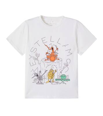 Camiseta de jersey de algodón estampada | Stella McCartney Kids