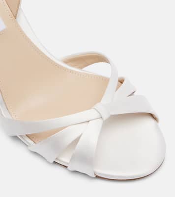 Sandali slingback Tati 85 in raso | Aquazzura