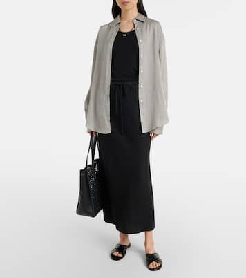 Maxirock Beka aus Leinen | Velvet