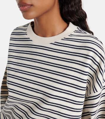 Sweat-shirt Isabelle rayé en coton | Velvet