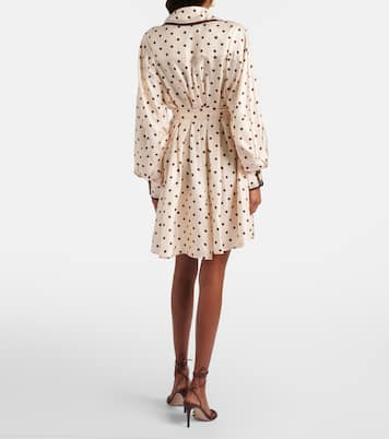 Belted polka-dot silk shirt dress | Zimmermann