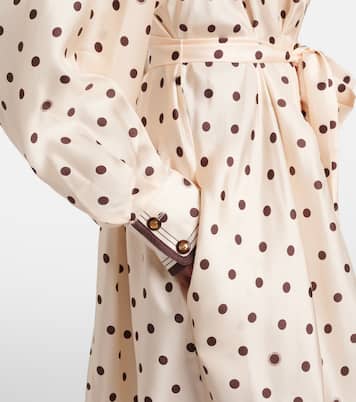 Belted polka-dot silk shirt dress | Zimmermann