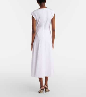 Lisette cotton-blend midi dress | Veronica Beard
