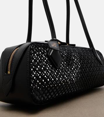 Le Teckel Medium woven leather shoulder bag | Alaïa