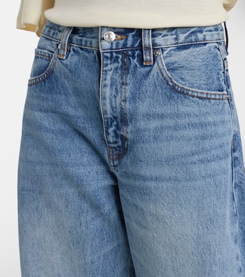 Bubble cropped barrel-leg jeans | Frame