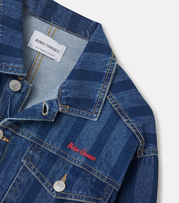 Veste rayée en jean  | Bobo Choses