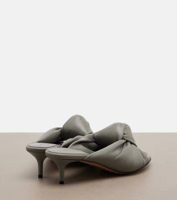 Pantoletten Cherry Knot aus Leder | Bottega Veneta