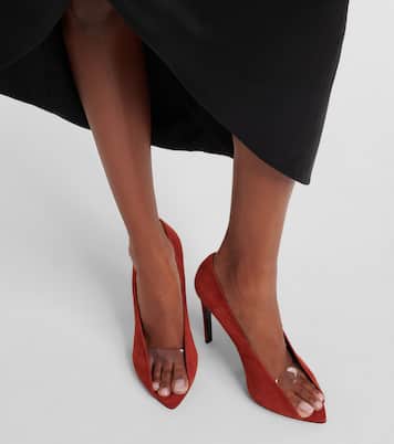 Pumps aperte in suede Révélé | Valentino Garavani