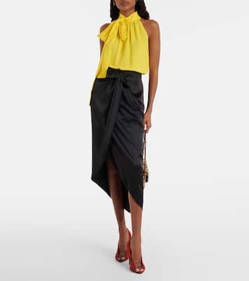 Pumps aperte in suede Révélé | Valentino Garavani