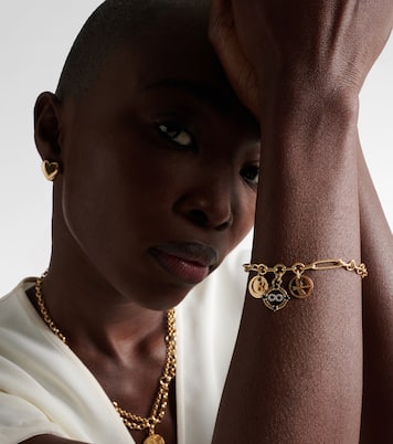 Bracciale Infinite Gratitude in oro 18kt con diamanti e zaffiri | FoundRae